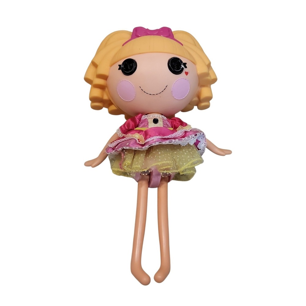 LALALOOPSY JEWEL SPARKLES DOLL COMPLETE OUTFIT Pink Dress Full Size 12"